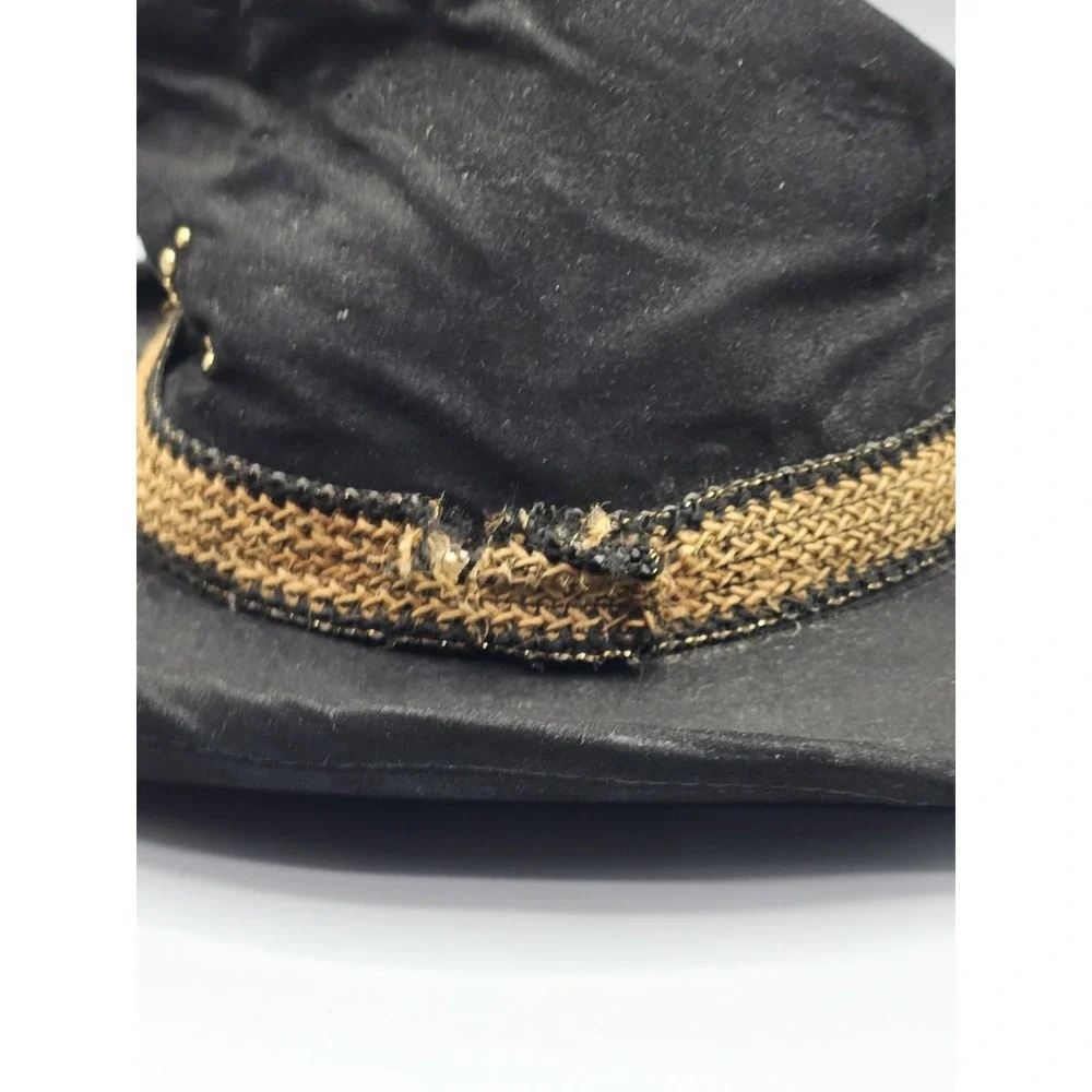 Vintage Women's Rhinestone Cowboy Hat Western Size Small Wear/Distressing - Picture 7 of 15